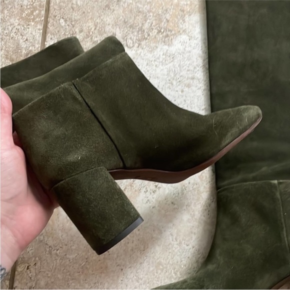 Tory Burch Brooke Slouchy Suede Block Heel Boots - Picture 12 of 13